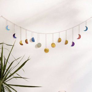 Urban Outfitters Metal Moon Hanging Decor